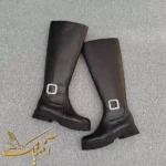 چکمه زنانه پاشنه لژ دار 5سانت