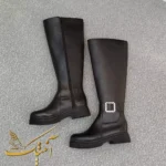 چکمه زنانه پاشنه لژ دار 5سانت - Image 3