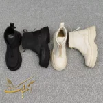 نیم بوت کاپشنی زیپ دار زنانه مدل 205 - Image 5