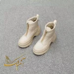 نیم بوت کاپشنی زیپ دار زنانه مدل 205