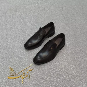 کالج مردانه چرمی براق مدل 700