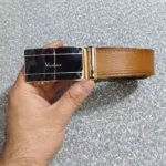 کمربند چرم مردانه ریلی مدل چرم سوگو - Image 9